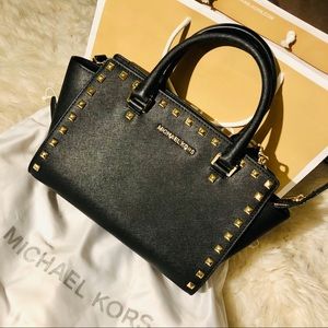Black Michael Kors Rivet Bag